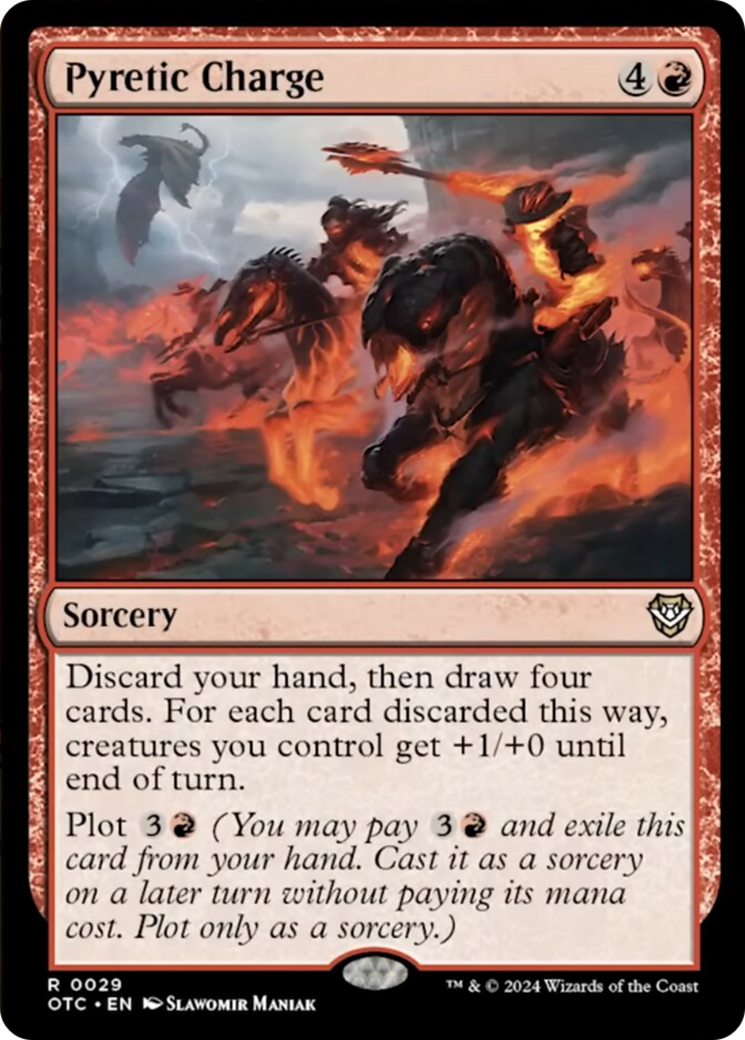 Pyretic Charge [Outlaws of Thunder Junction Commander] | Cracking-Singles