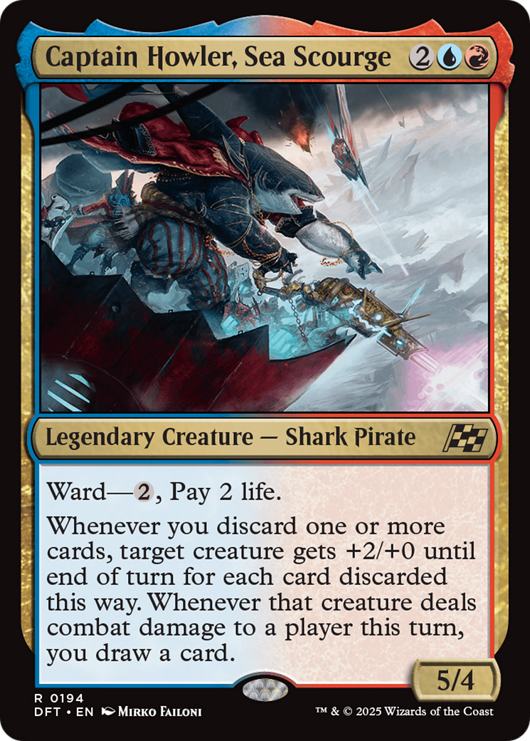 Captain Howler, Sea Scourge [Aetherdrift] | Cracking-Singles