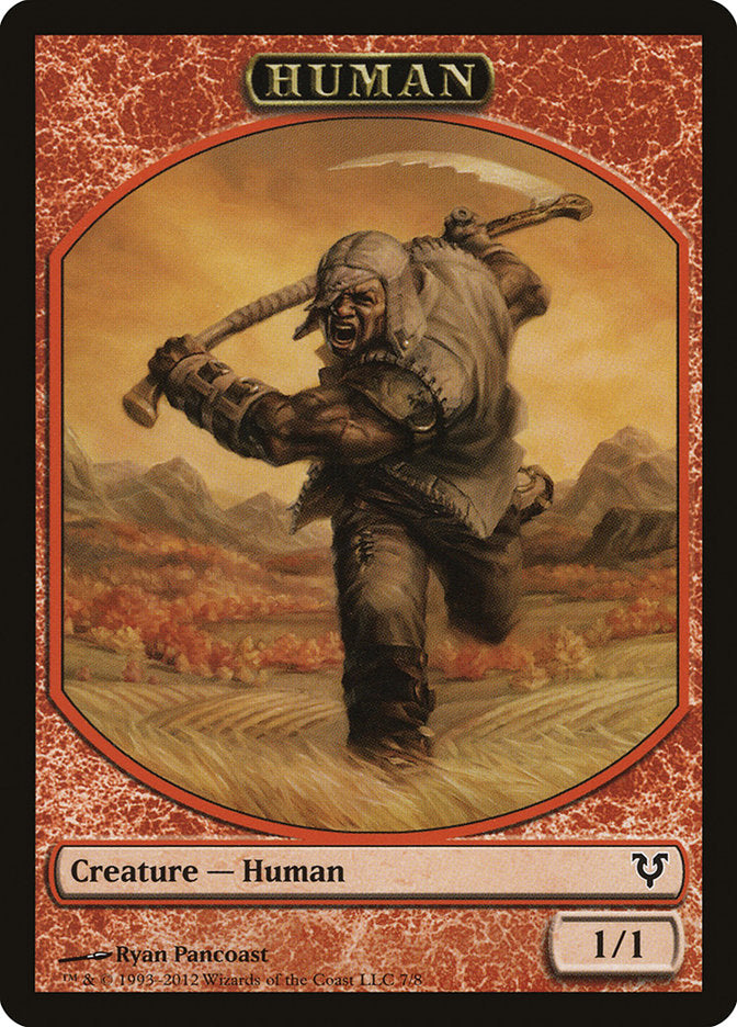 Human Token (7/8) [Avacyn Restored Tokens] | Cracking-Singles