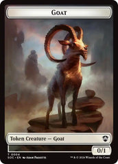 Goat // Fungus Beast Double-Sided Token [Secrets of Strixhaven Commander Tokens] | Cracking-Singles