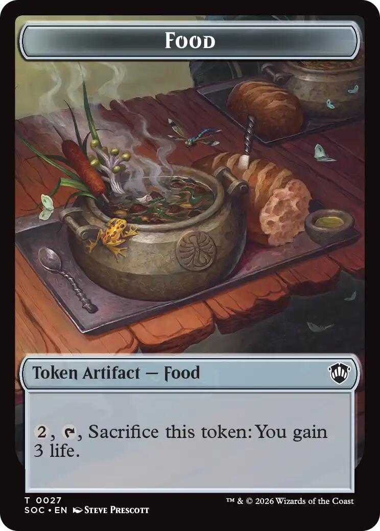 Food // City's Blessing Double-Sided Token [Secrets of Strixhaven Commander Tokens] | Cracking-Singles