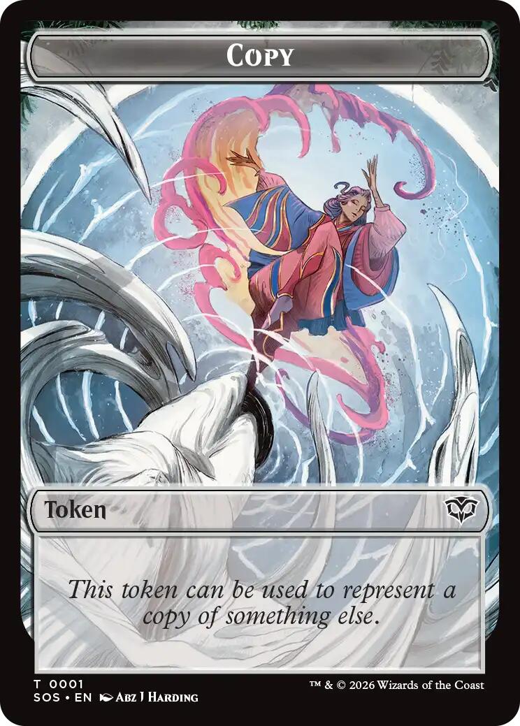 Elemental (0019) // Copy Double-Sided Token [Secrets of Strixhaven Commander Tokens] | Cracking-Singles