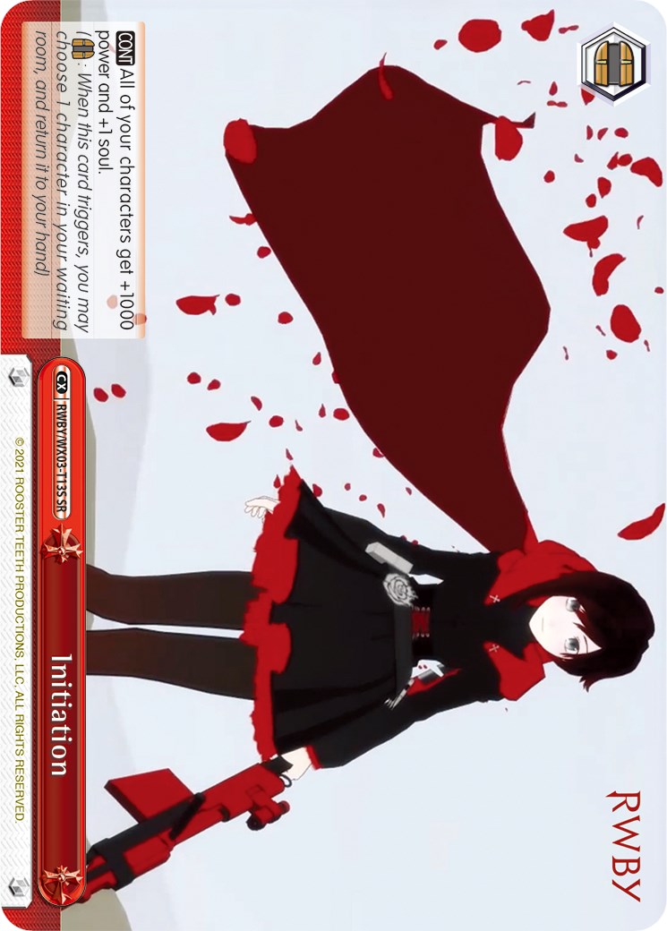 Initiation (RWBY/WX03-T13S SR) [RWBY] | Cracking-Singles