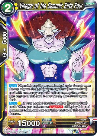 Vinegar of the Demonic Elite Four (BT11-107) [Vermilion Bloodline 2nd Edition] | Cracking-Singles