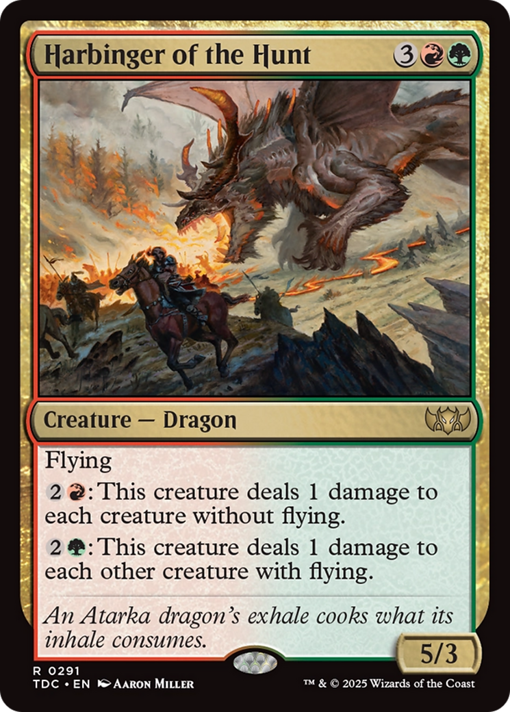 Harbinger of the Hunt [Tarkir: Dragonstorm Commander] | Cracking-Singles