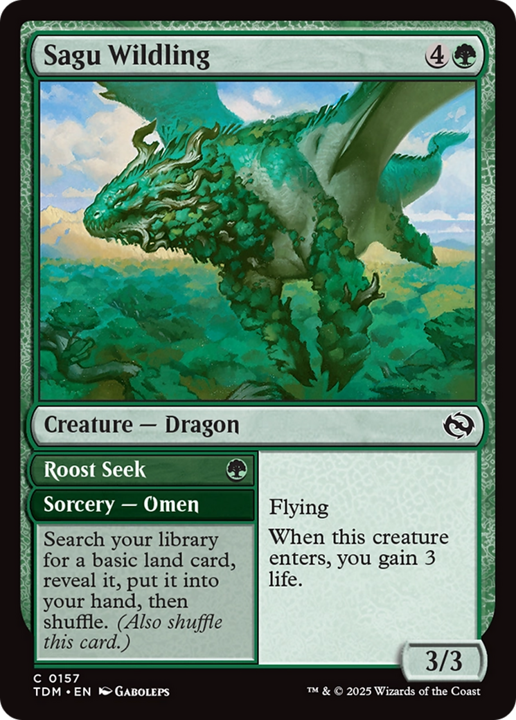 Sagu Wildling [Tarkir: Dragonstorm] | Cracking-Singles