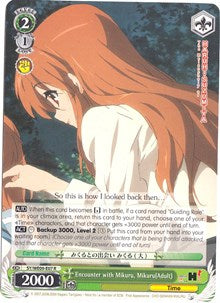 Encounter with Mikuru, Mikuru(Adult) (SY/WE09-E07) [The Melancholy of Haruhi Suzumiya Extra Booster] | Cracking-Singles