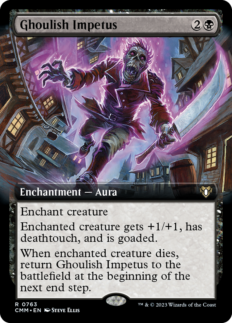 Ghoulish Impetus (Extended Art) [Commander Masters] | Cracking-Singles