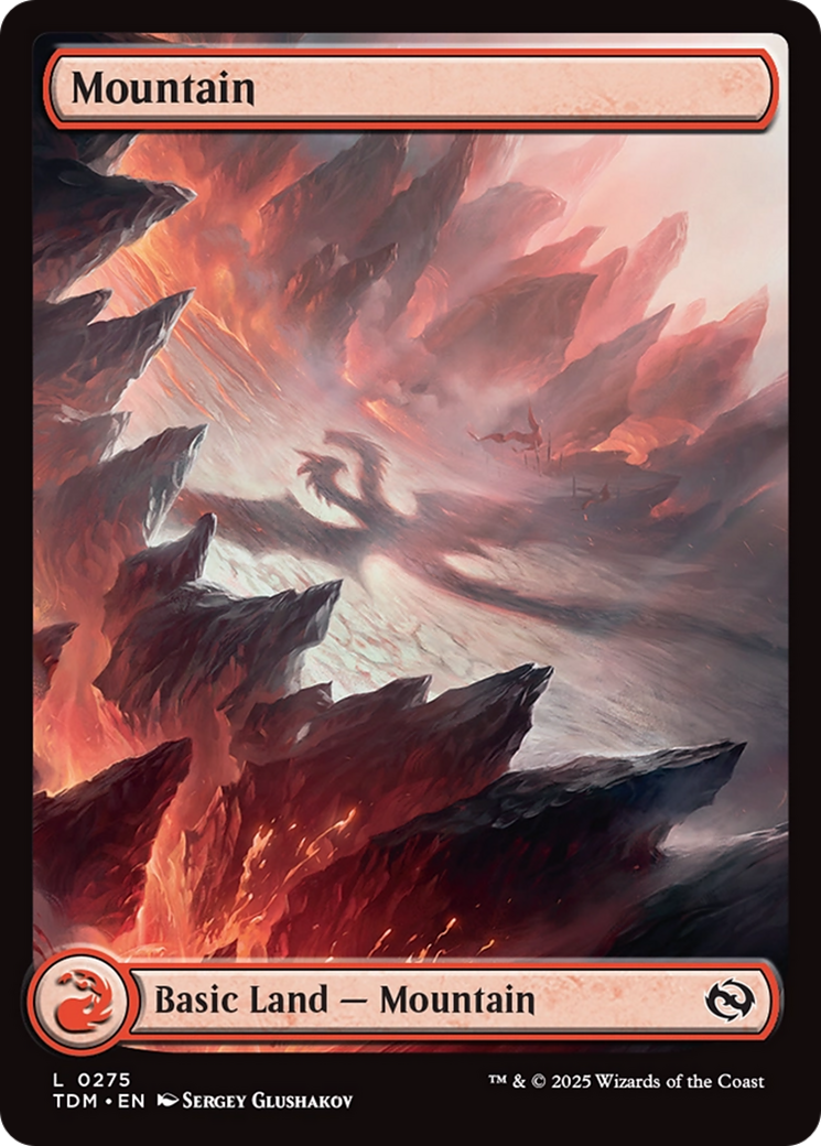Mountain (0275) [Tarkir: Dragonstorm] | Cracking-Singles