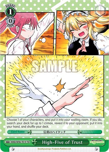 High-Five of Trust [Miss Kobayashi's Dragon Maid] | Cracking-Singles