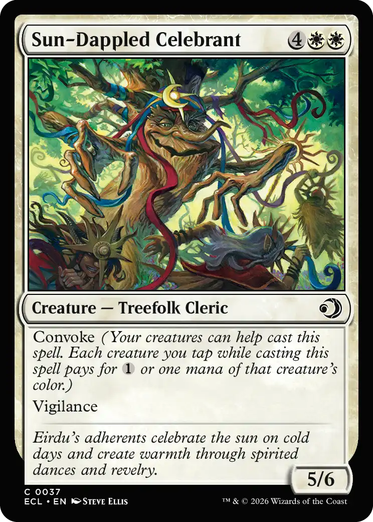 Sun-Dappled Celebrant [Lorwyn Eclipsed] | Cracking-Singles