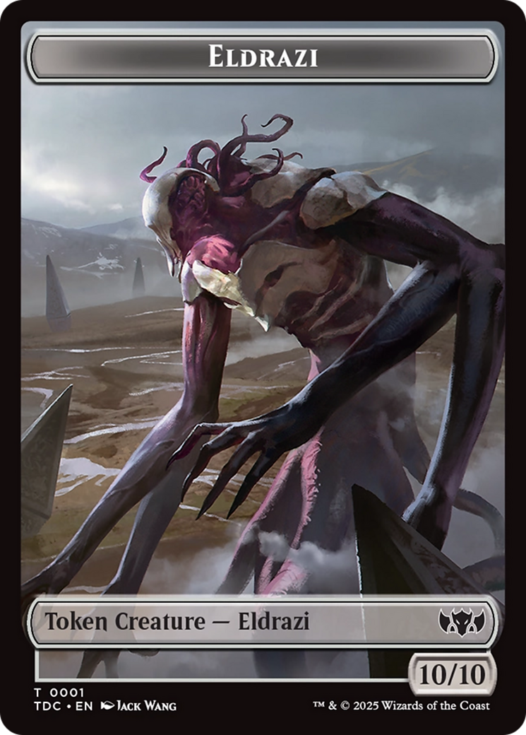 Eldrazi // Citizen Double-Sided Token [Tarkir: Dragonstorm Commander Tokens] | Cracking-Singles