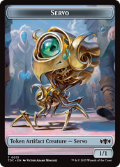 Servo // Warrior Double-Sided Token [Tarkir: Dragonstorm Commander Tokens] | Cracking-Singles