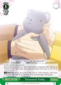 Treasured Teddy (CCS/WX01-052 U) [Cardcaptor Sakura: Clear Card] | Cracking-Singles