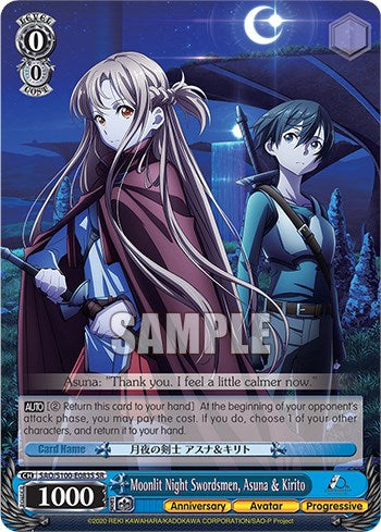 Moonlit Night Swordsmen, Asuna & Kirito [Sword Art Online Animation 10th Anniversary] | Cracking-Singles