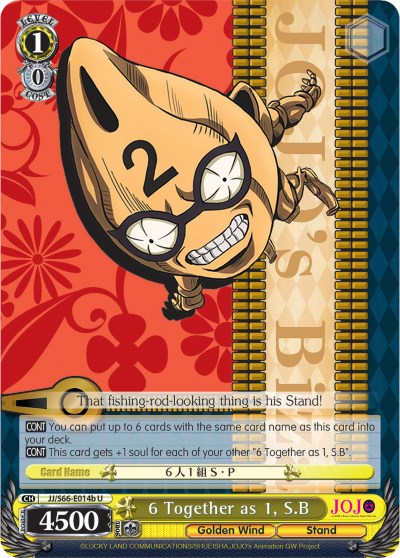 6 Together as 1, S.B (JJ/S66-E014b U) [JoJo's Bizarre Adventure: Golden Wind] | Cracking-Singles