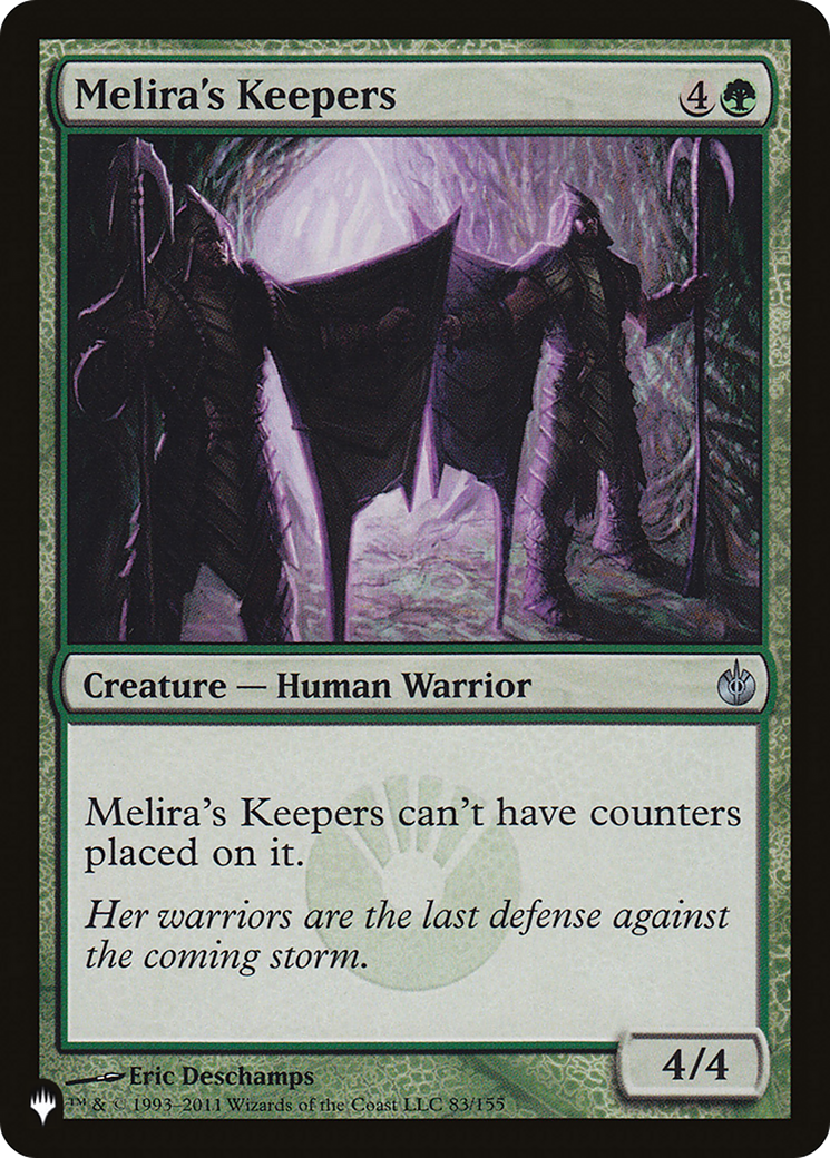 Melira's Keepers [The List] | Cracking-Singles