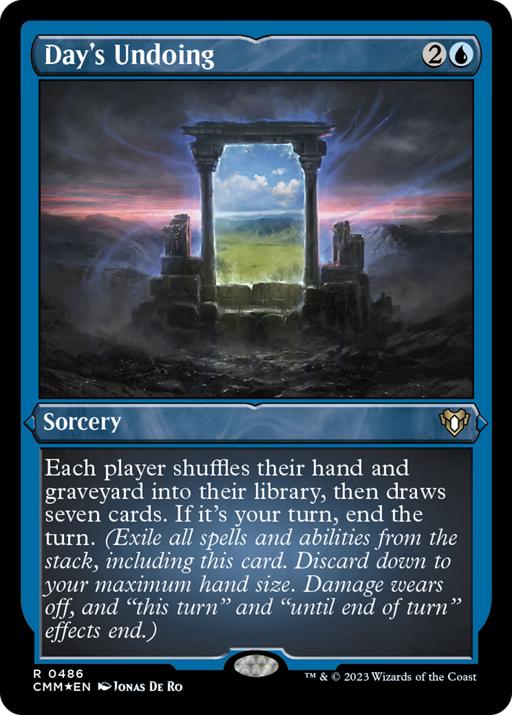 Day's Undoing (Foil Etched) [Commander Masters] | Cracking-Singles
