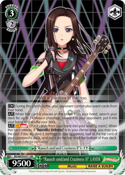 "Rausch und/and Craziness II" LAYER (BD/WE34-E11 RR) [Morfonica x RAISE A SUILEN] | Cracking-Singles