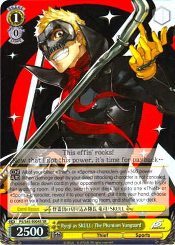 Ryuji as SKULL: The Phantom Vanguard (P5/S45-E004S SR) [Persona 5] | Cracking-Singles