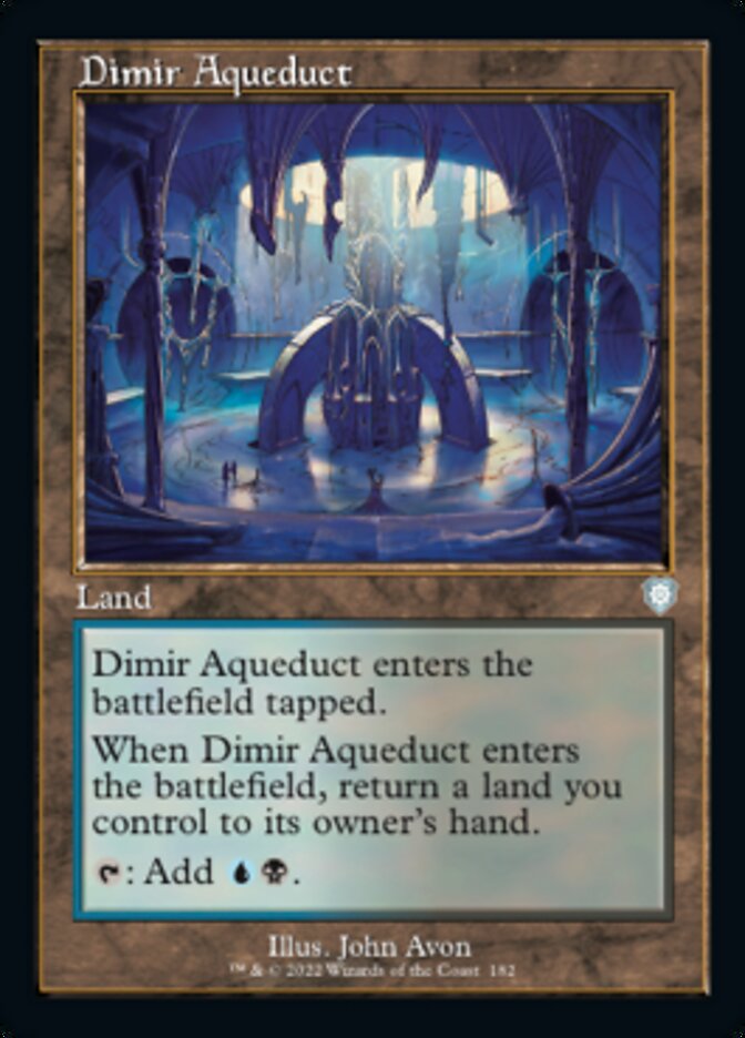 Dimir Aqueduct (Retro) [The Brothers' War Commander] | Cracking-Singles