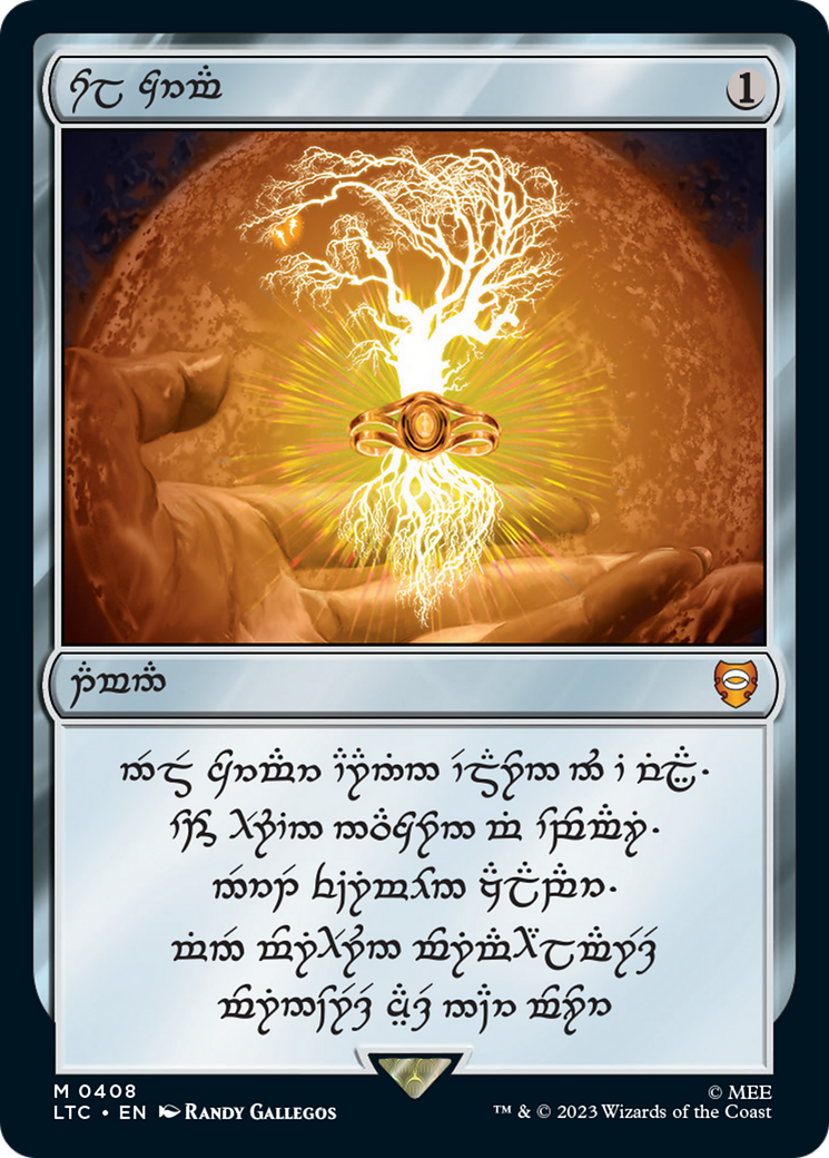 Sol Ring (408) (Elven Serialized) [The Lord of the Rings: Tales of Middle-Earth Commander] | Cracking-Singles