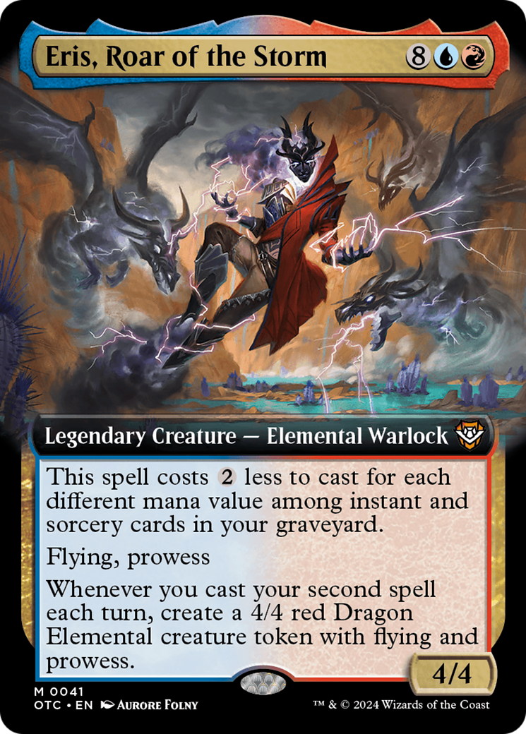 Eris, Roar of the Storm (Extended Art) [Outlaws of Thunder Junction Commander] | Cracking-Singles