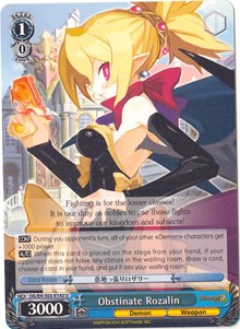 Obstinate Rozalin (DG/EN-S03-E143 U) [Disgaea] | Cracking-Singles