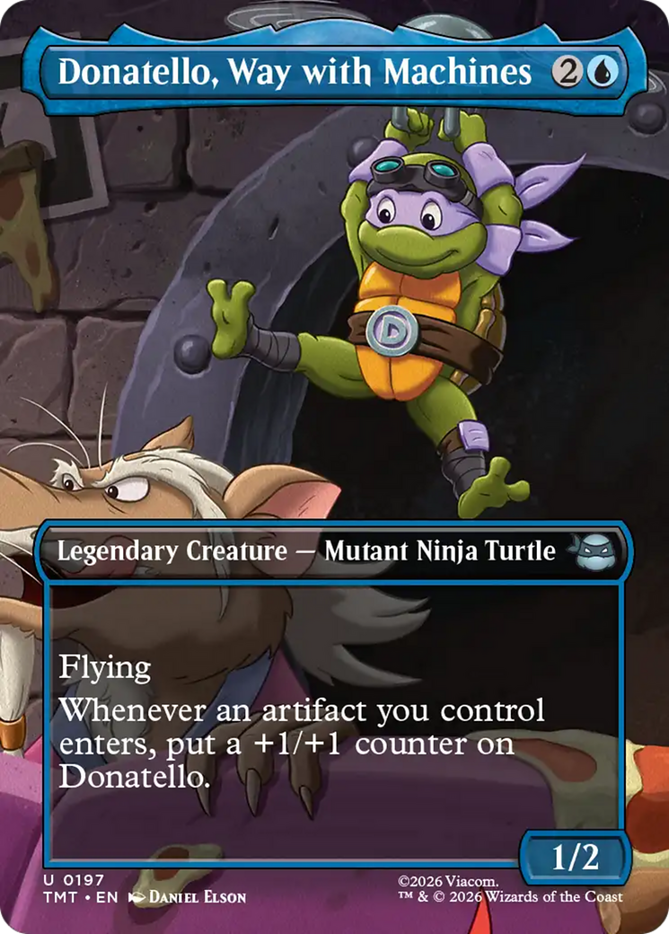 Donatello, Way with Machines (Borderless) [Teenage Mutant Ninja Turtles] | Cracking-Singles