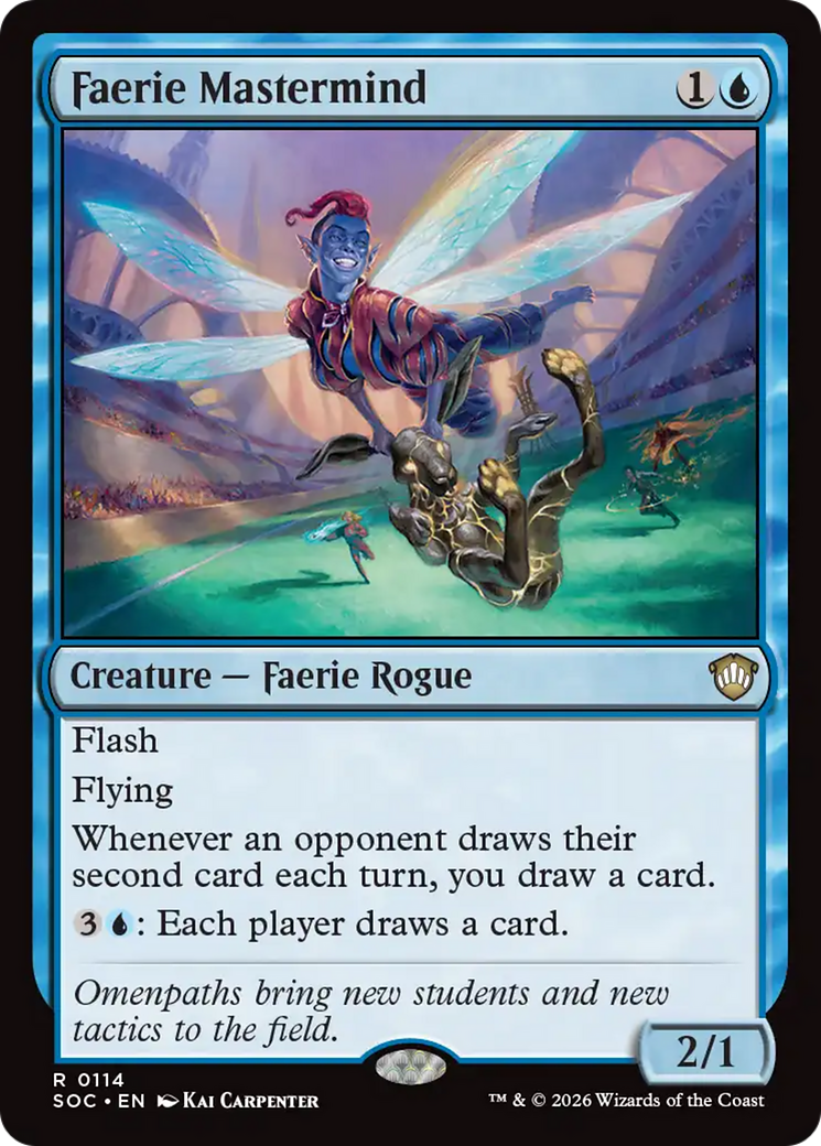 Faerie Mastermind [Secrets of Strixhaven Commander] | Cracking-Singles