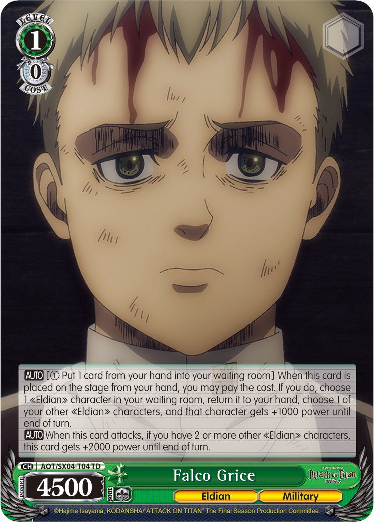 Falco Grice [Attack On Titan: Final Season] | Cracking-Singles