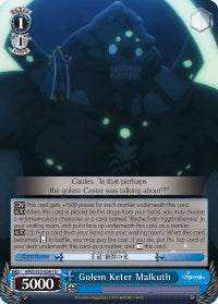Golem Keter Malkuth (APO/S53-E081 U) [Fate/Apocrypha] | Cracking-Singles