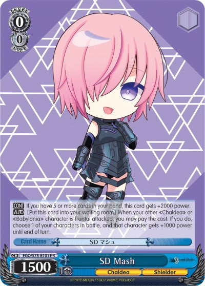 SD Mash (FGO/S75-E101 PR) [Fate/Grand Order Absolute Demonic Front: Babylonia] | Cracking-Singles