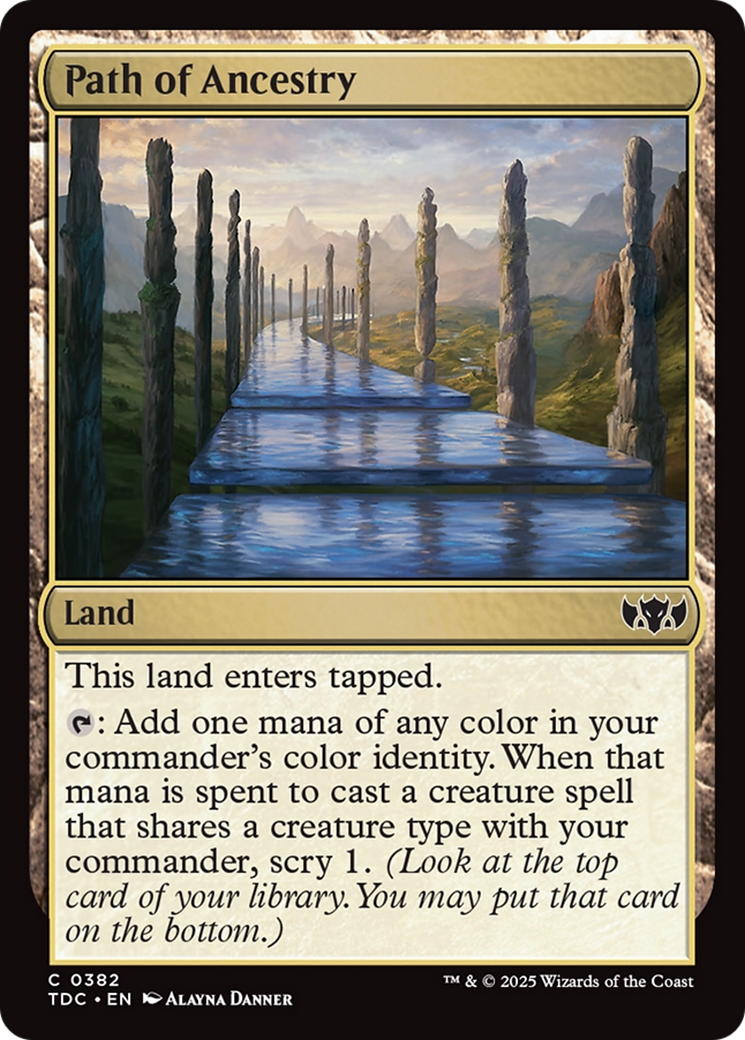 Path of Ancestry [Tarkir: Dragonstorm Commander] | Cracking-Singles