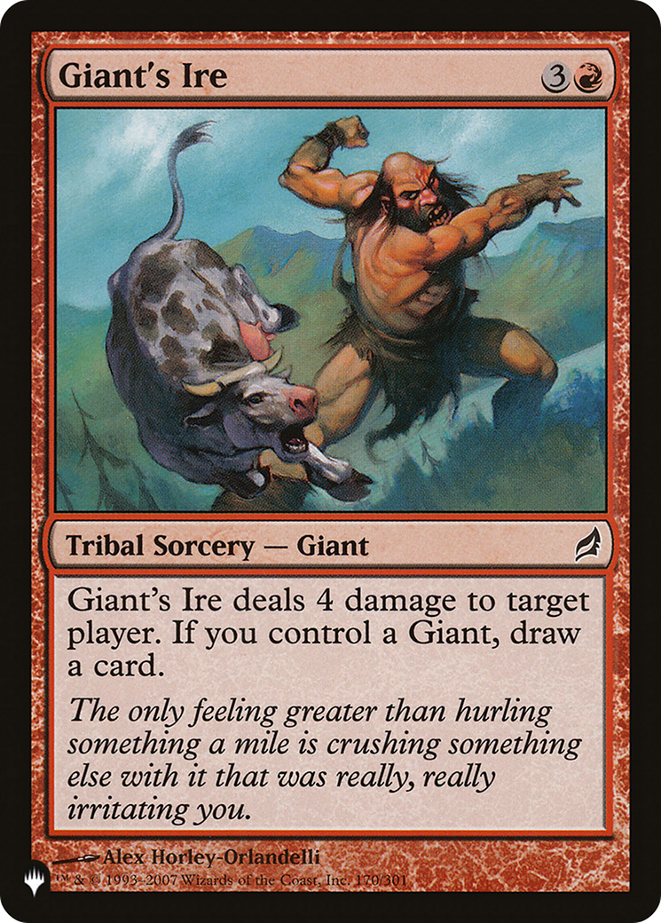 Giant's Ire [The List] | Cracking-Singles