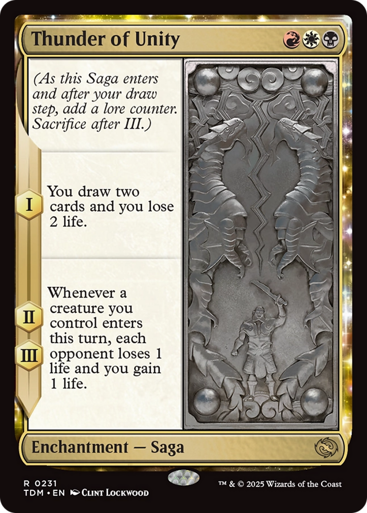 Thunder of Unity [Tarkir: Dragonstorm] | Cracking-Singles
