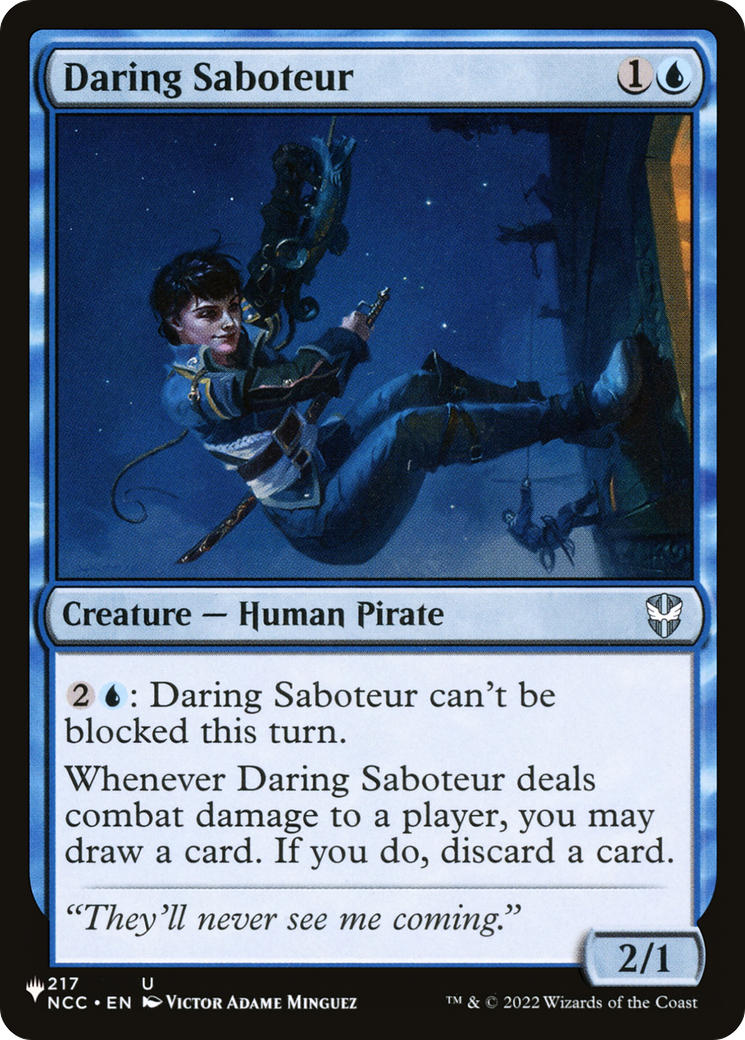 Daring Saboteur [The List] | Cracking-Singles