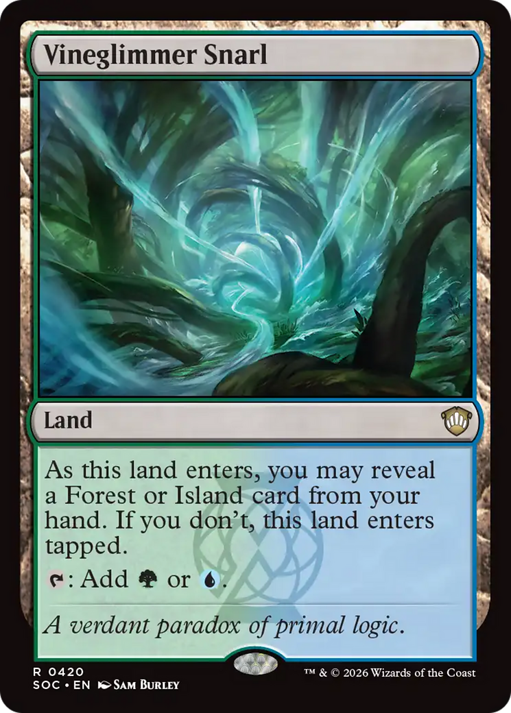 Vineglimmer Snarl [Secrets of Strixhaven Commander] | Cracking-Singles
