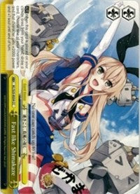 Fast like Shimakaze (KC/S25-E034 CC) [KanColle] | Cracking-Singles