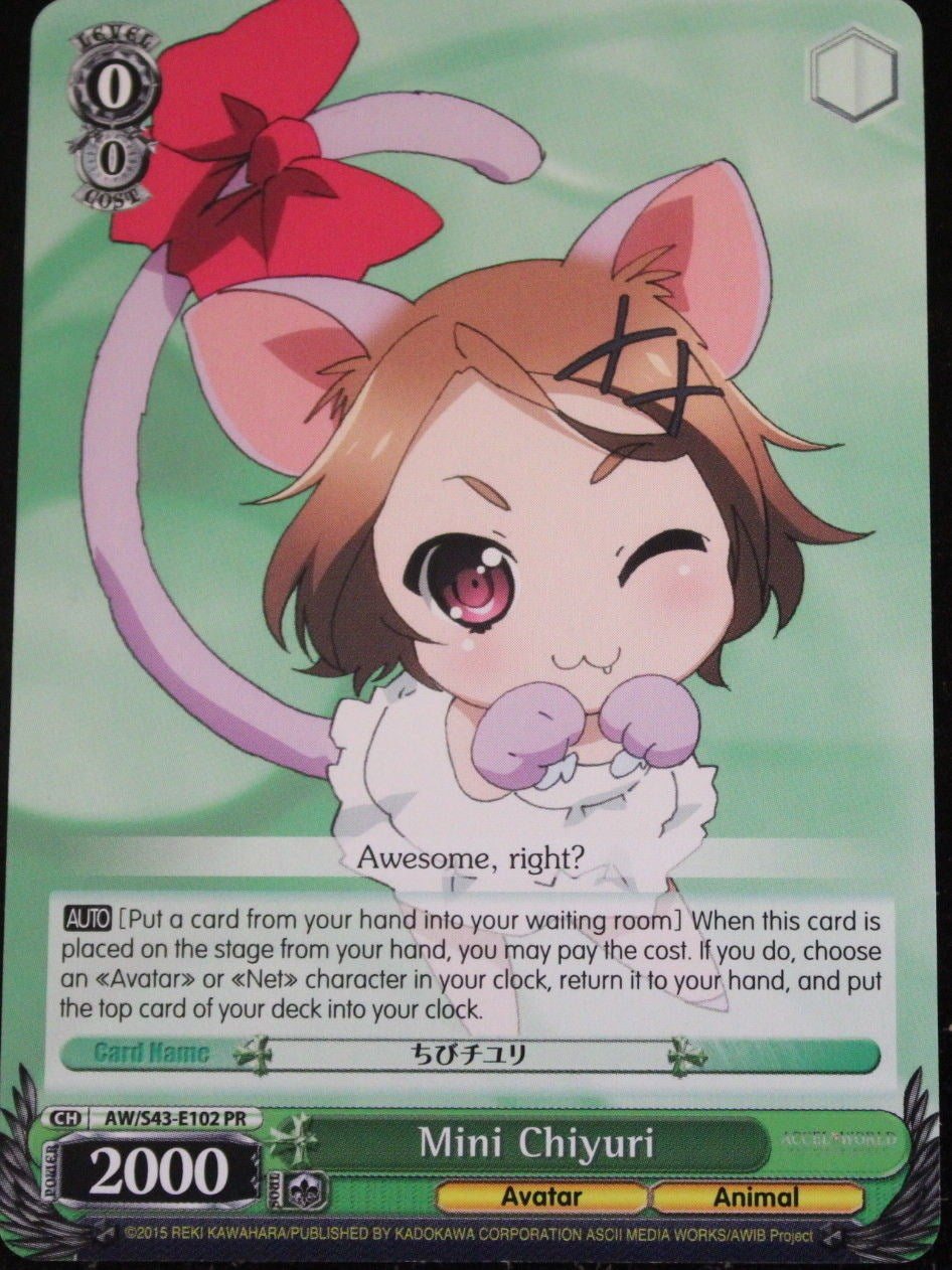 Mini Chiyuri (AW/S43-E102 PR) (Promo) [Accel World -Infinite Burst-] | Cracking-Singles