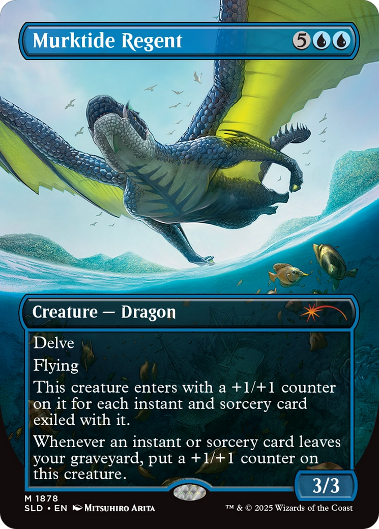 Murktide Regent (Rainbow Foil) [Secret Lair Drop Series] | Cracking-Singles