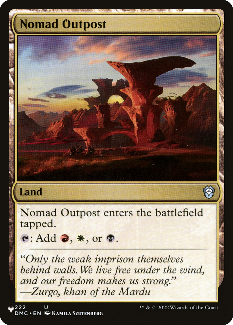 Nomad Outpost [The List] | Cracking-Singles
