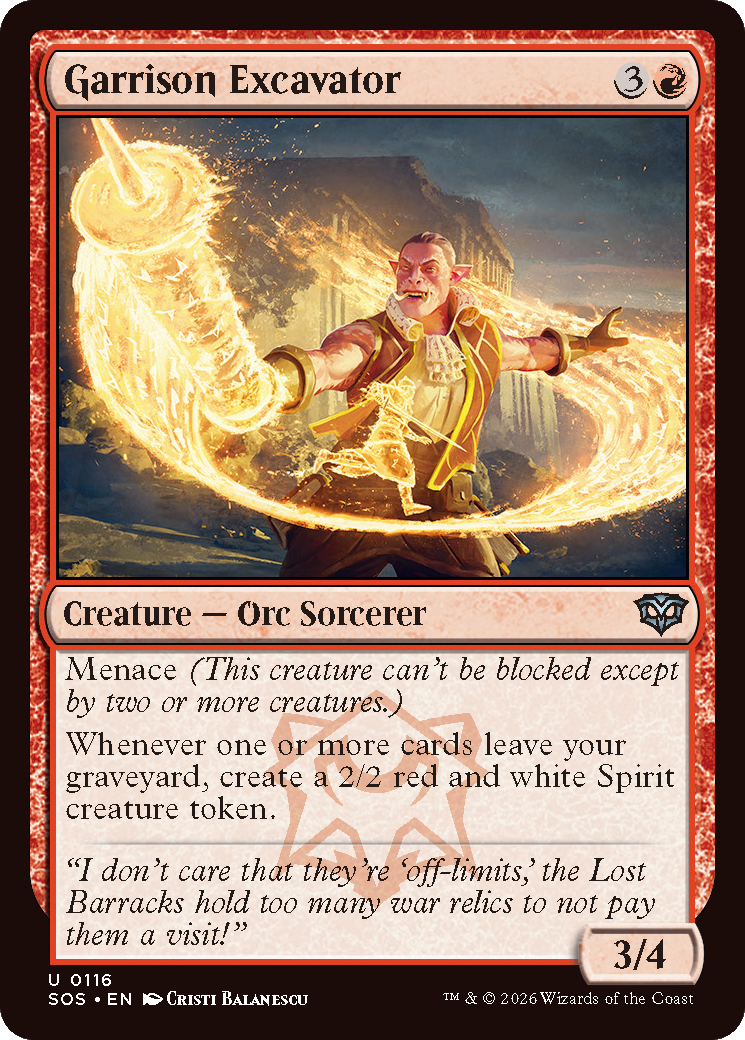 Garrison Excavator [Secrets of Strixhaven] | Cracking-Singles