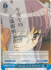 Message on the Bookmark (SY/W08-E095 U) [The Melancholy of Haruhi Suzumiya] | Cracking-Singles