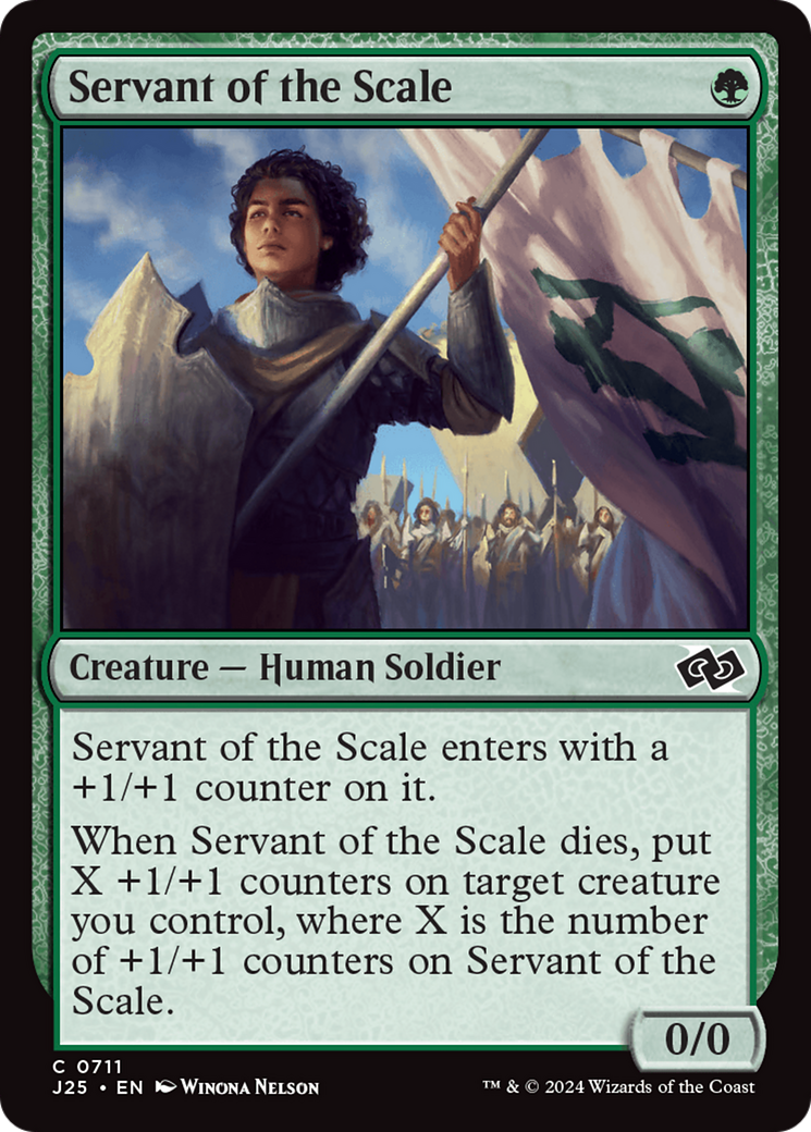 Servant of the Scale [Foundations Jumpstart] | Cracking-Singles