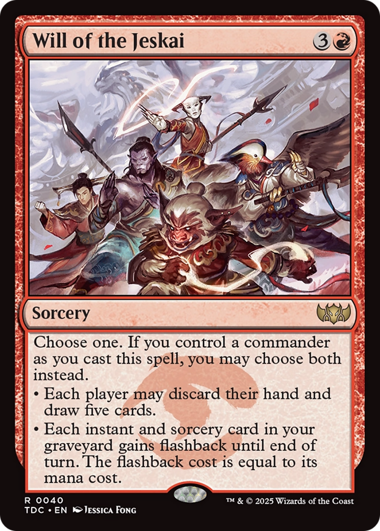 Will of the Jeskai [Tarkir: Dragonstorm Commander] | Cracking-Singles