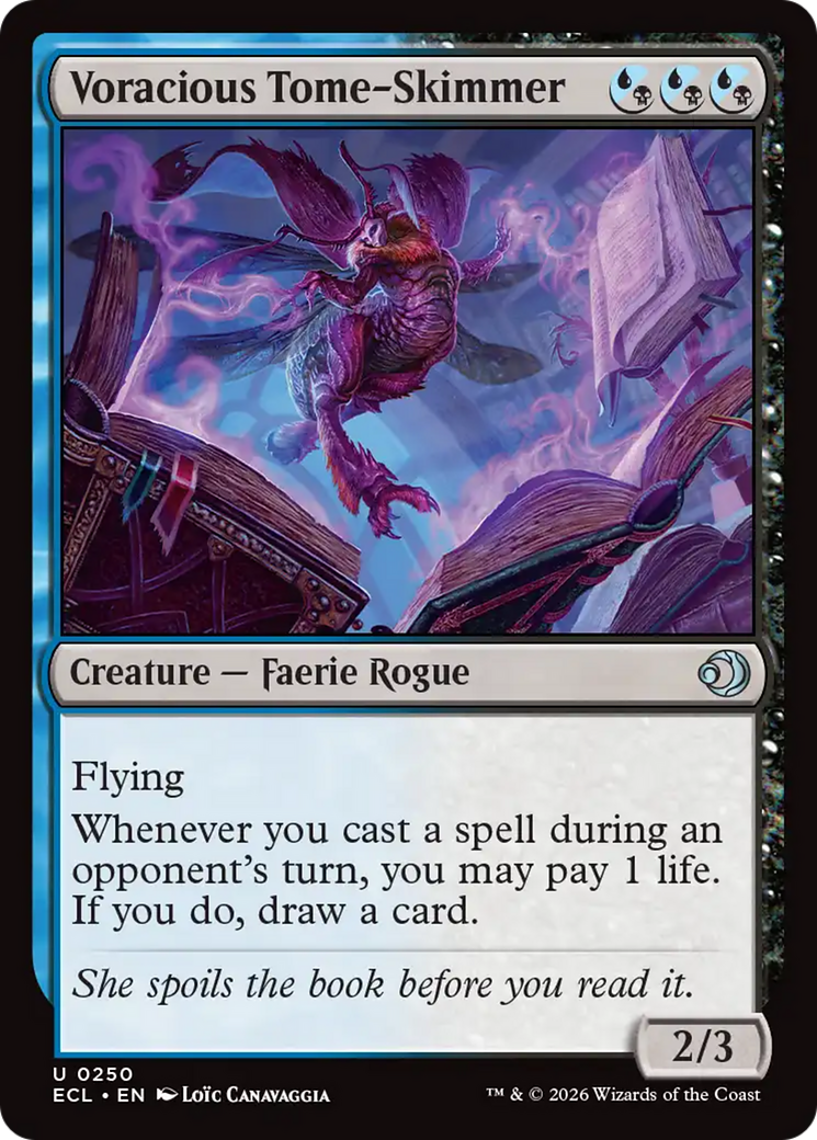 Voracious Tome-Skimmer [Lorwyn Eclipsed] | Cracking-Singles