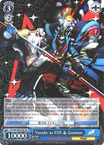 Yusuke as FOX & Goemon (P5/S45-E077SP SP) [Persona 5] | Cracking-Singles