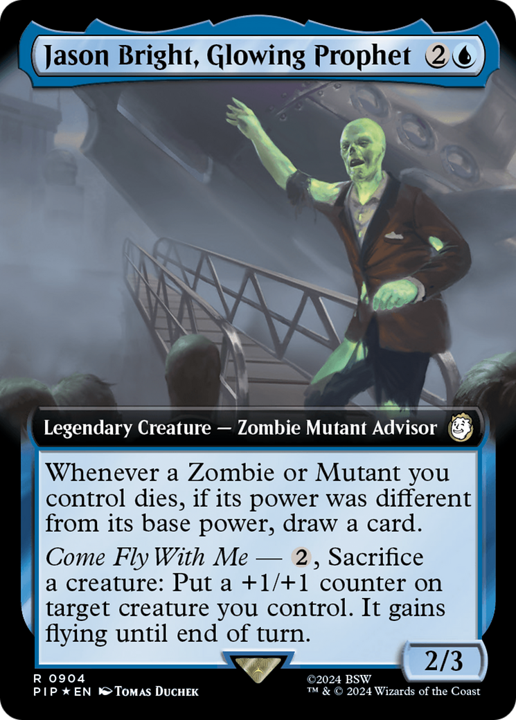 Jason Bright, Glowing Prophet (Extended Art) (Surge Foil) [Fallout] | Cracking-Singles