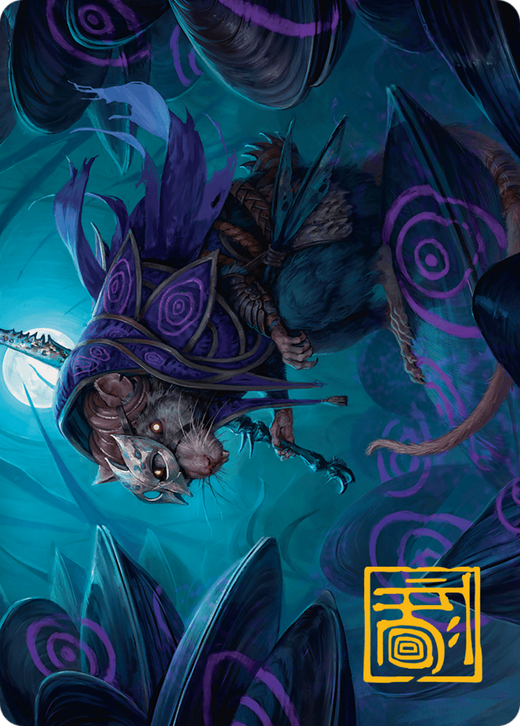 Nightwhorl Hermit Art Card (Gold-Stamped Signature) [Bloomburrow Art Series] | Cracking-Singles